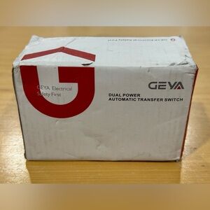 GEYA Dual Power Automatic Transfer Switch G2R-63II New (open Box)